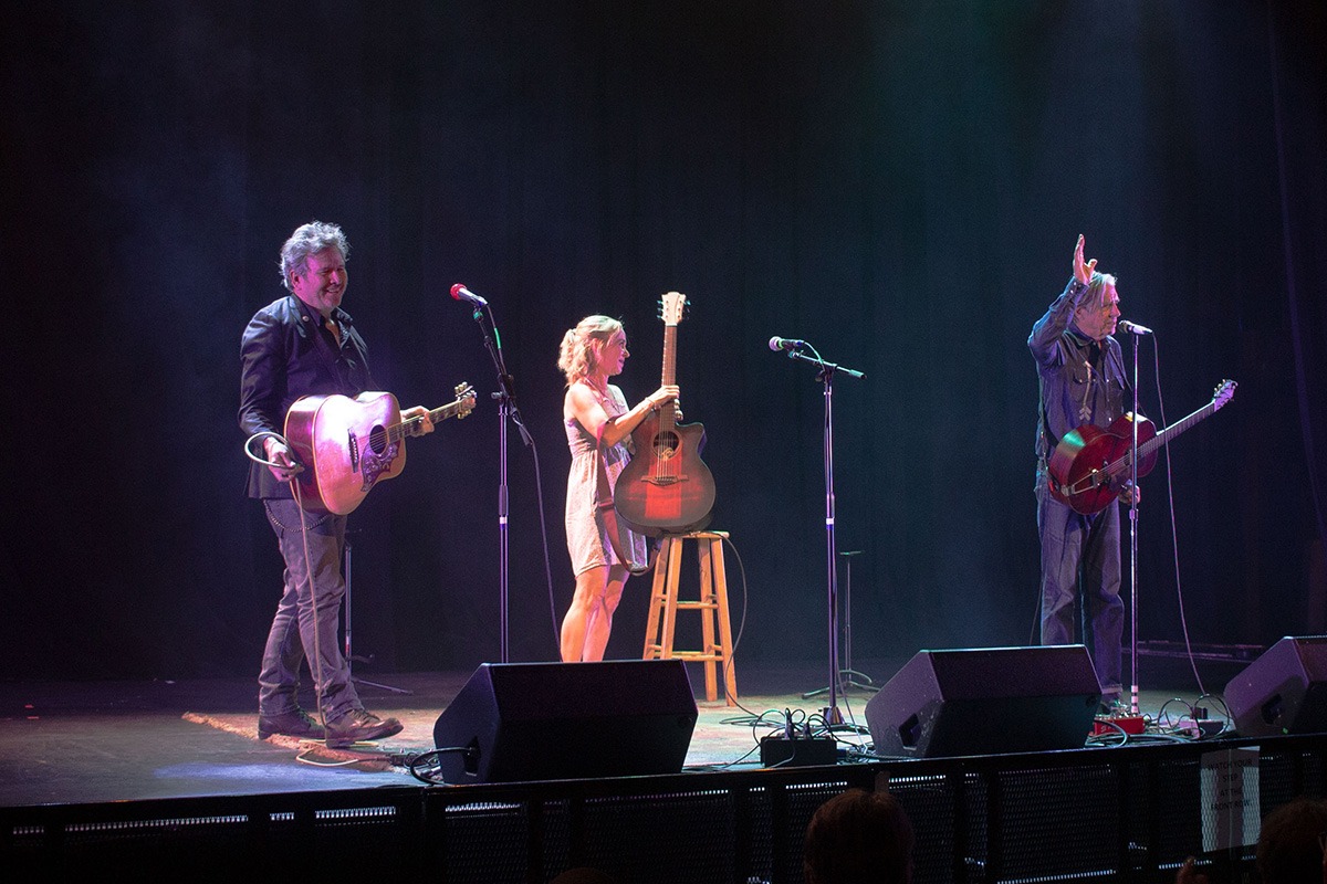 John Doe, Kristin Hersh, and Grant Lee Phillips serenaded The Oriental Theater last Friday night (Photos: Billy Thieme)