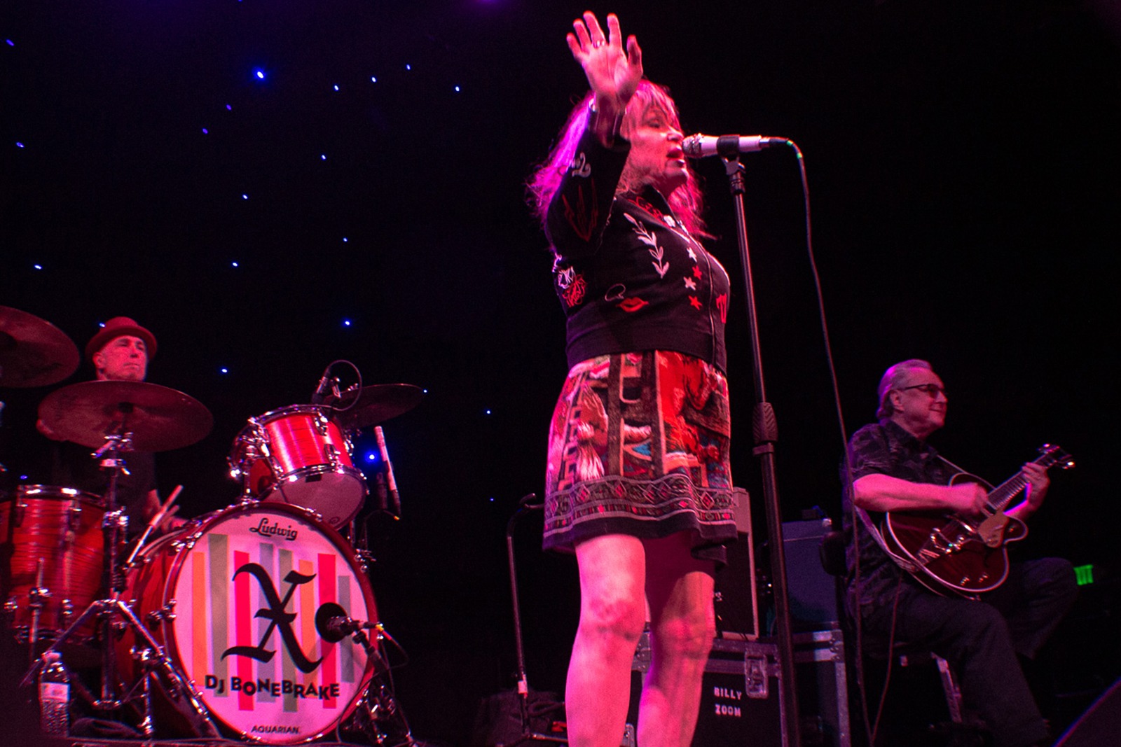 X Played a legendary set of roots punk rock at the Summit Music Hall Friday, August 30, 2024 (Photo: Billy Thieme)