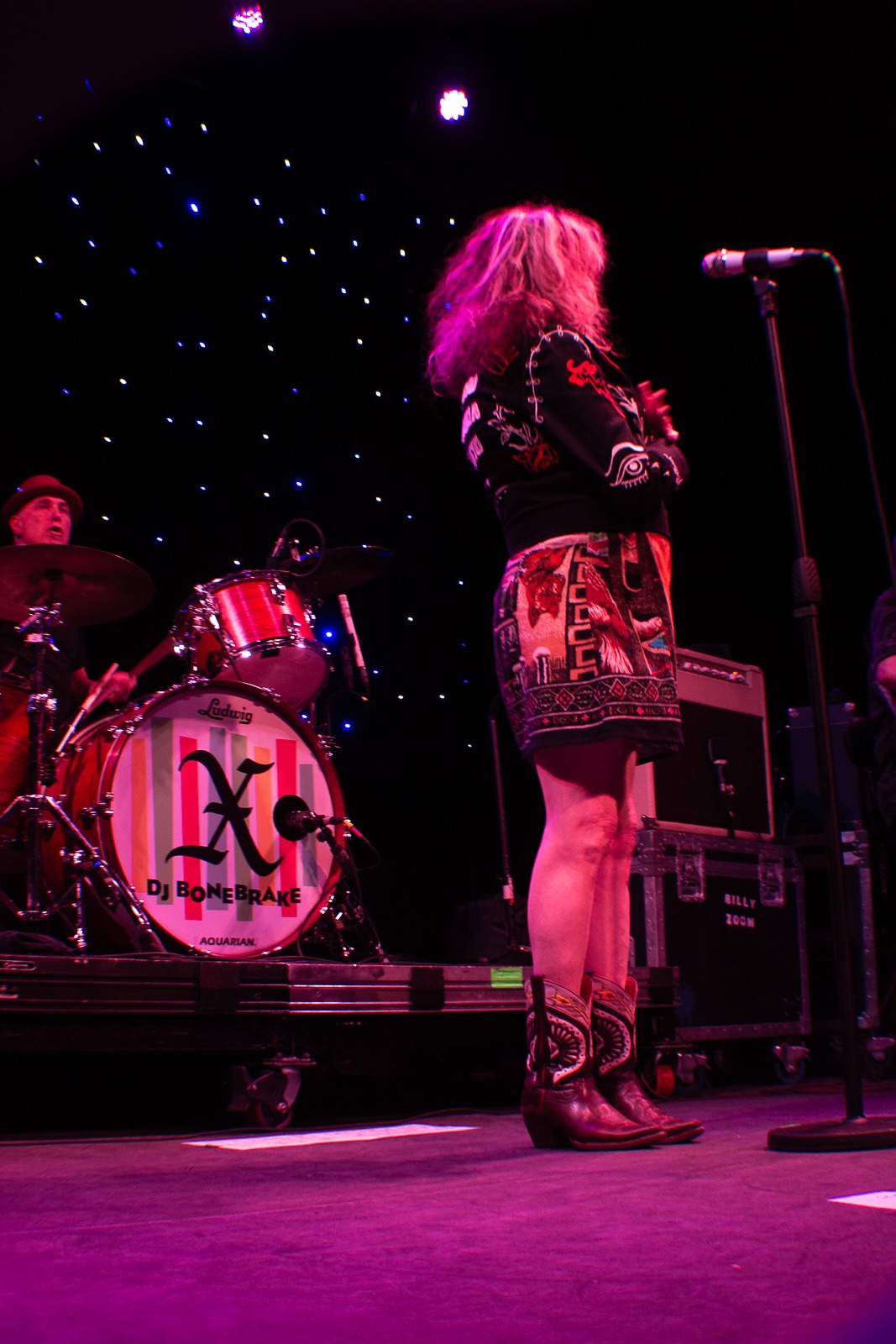 X Played a legendary set of roots punk rock at the Summit Music Hall Friday, August 30, 2024 (Photo: Billy Thieme)