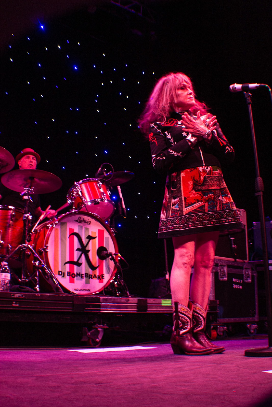 X Played a legendary set of roots punk rock at the Summit Music Hall Friday, August 30, 2024 (Photo: Billy Thieme)