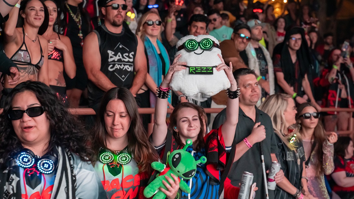 Rezz delivered a beautifully dark set of psychedelic EDM at Red Rocks last Friday (Photo: Gerardo Federico)
