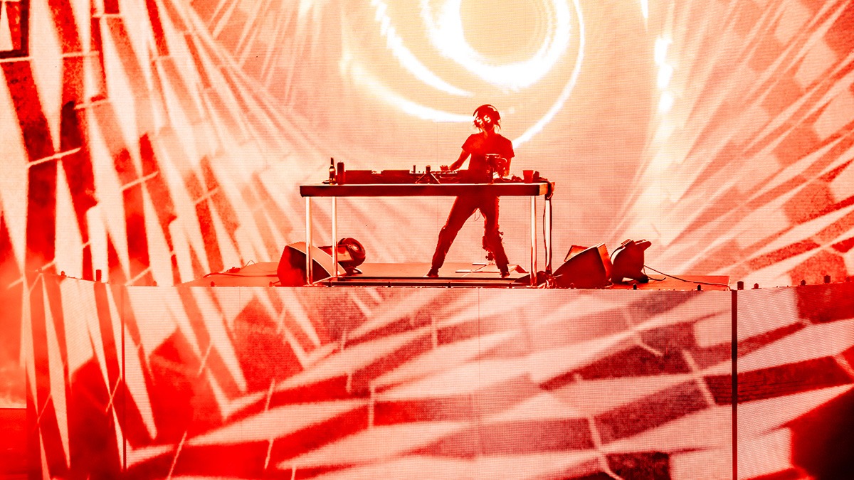 Rezz delivered a beautifully dark set of psychedelic EDM at Red Rocks last Friday (Photo: Gerardo Federico)
