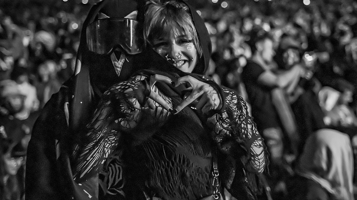EDM's Inzo and Dirty Monkey kicked off Red Rocks' 2025 season with a soggy but brilliant night! (Photo: Gerardo Federico)