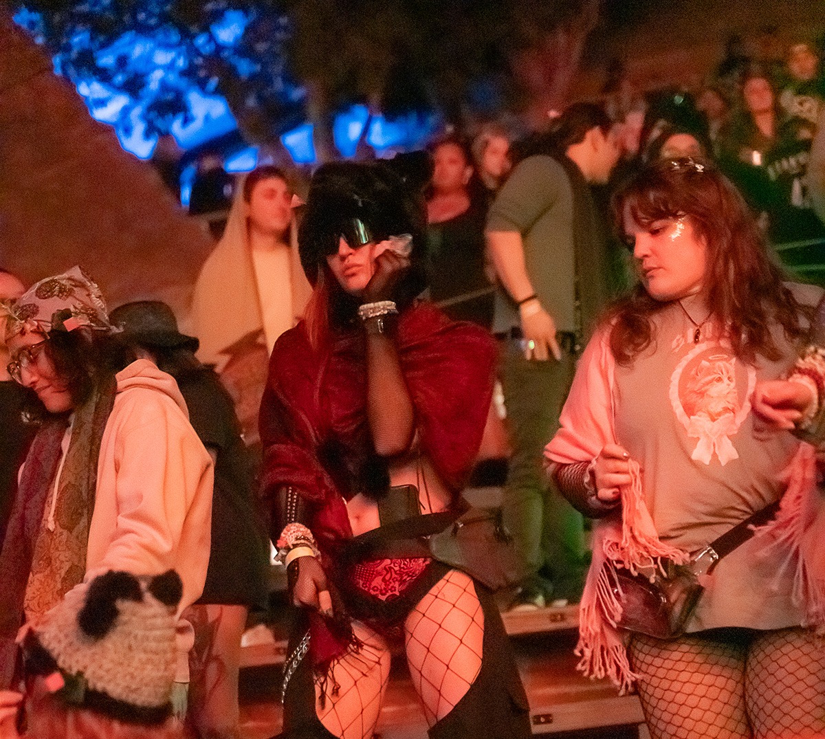 EDM's Inzo and Dirty Monkey kicked off Red Rocks' 2025 season with a soggy but brilliant night! (Photo: Gerardo Federico)