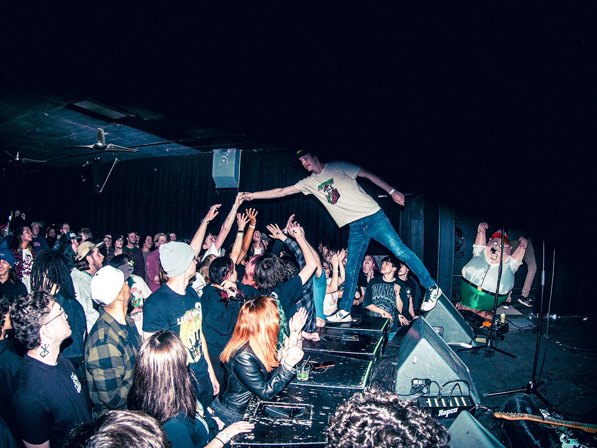 TRSH played a hell of a show at Globe Hall Wedneday, April 30 (Photos: Béla Kershisnik)