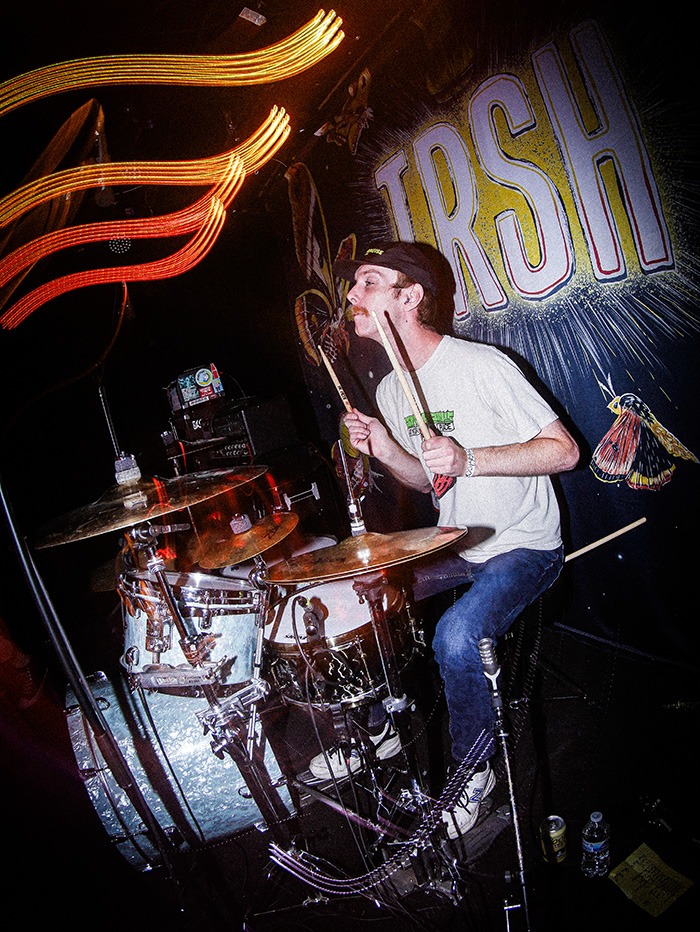 TRSH played a hell of a show at Globe Hall Wedneday, April 30 (Photos: Béla Kershisnik)
