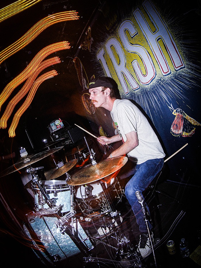 TRSH played a hell of a show at Globe Hall Wedneday, April 30 (Photos: Béla Kershisnik)