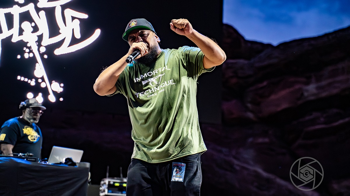 Atmosphere headlined a brilliant Red Rocks show with all sorts of "OG" style hip hop last Friday (Photo: Gerardo Federico)