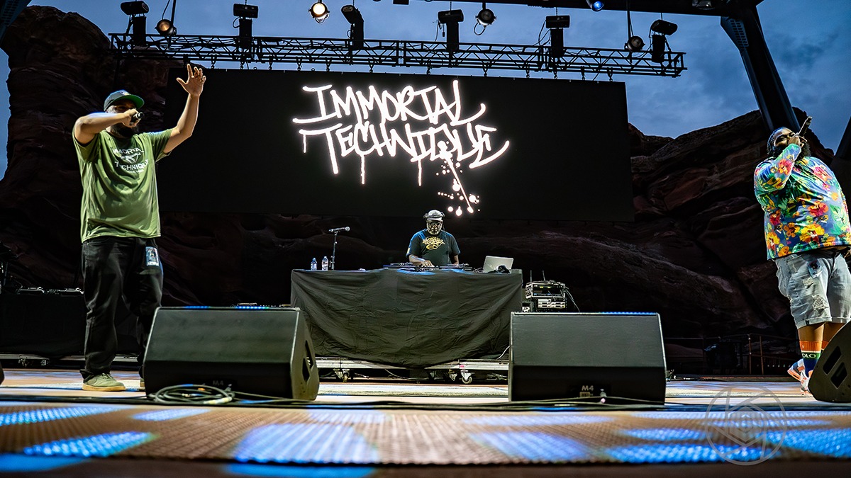 Atmosphere headlined a brilliant Red Rocks show with all sorts of "OG" style hip hop last Friday (Photo: Gerardo Federico)