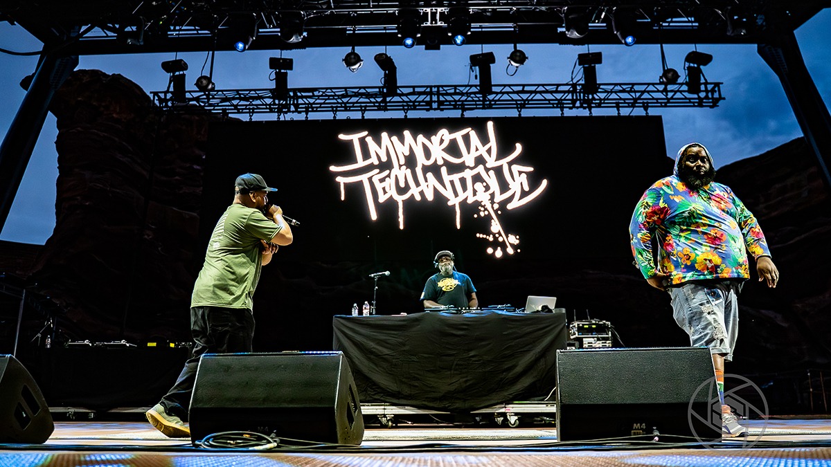 Atmosphere headlined a brilliant Red Rocks show with all sorts of "OG" style hip hop last Friday (Photo: Gerardo Federico)