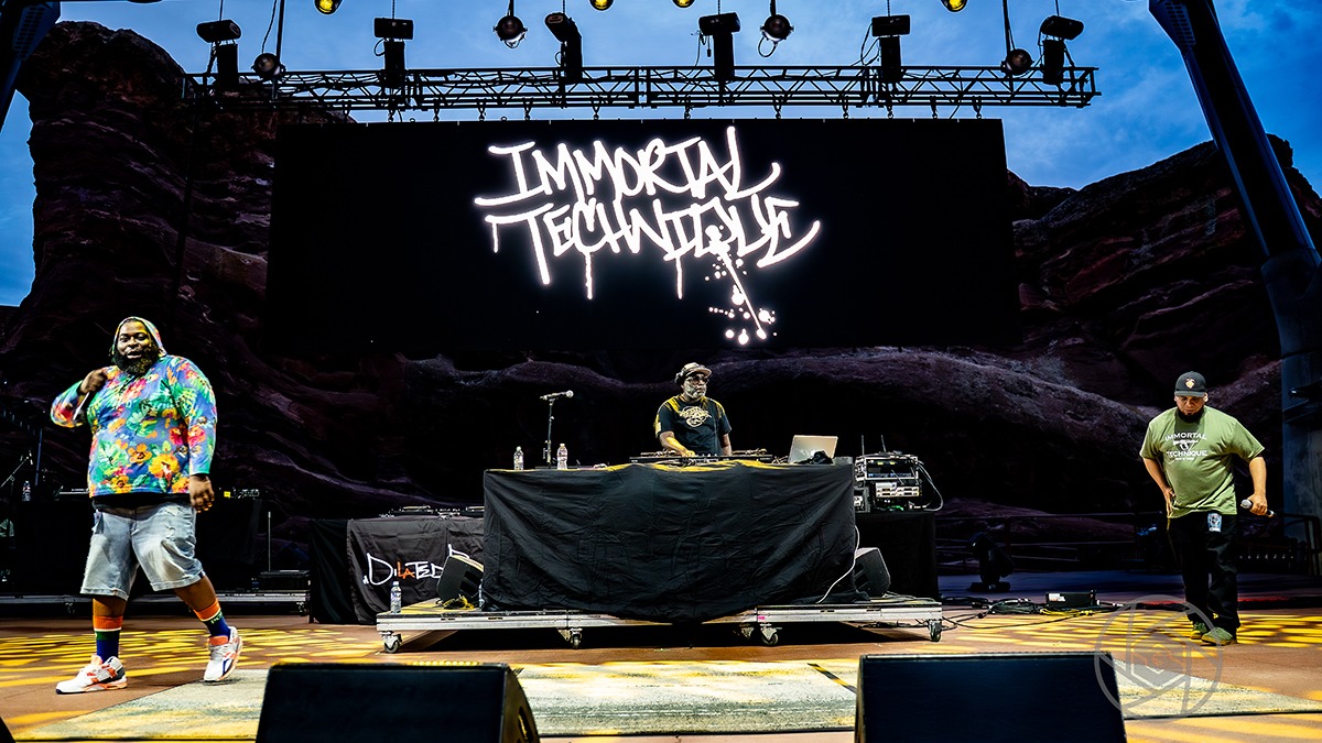 Atmosphere headlined a brilliant Red Rocks show with all sorts of "OG" style hip hop last Friday (Photo: Gerardo Federico)