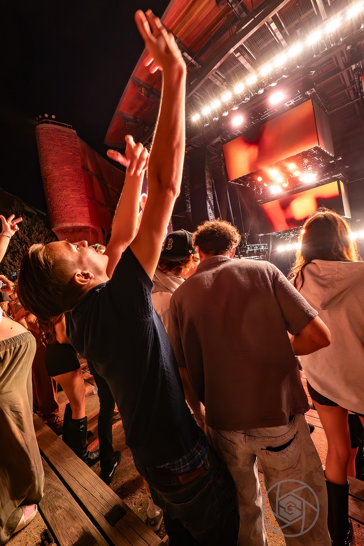 Chris Lake turned Red Rocks into a giant Dance Party last Saturday night (Photo: Gerardo Federico)