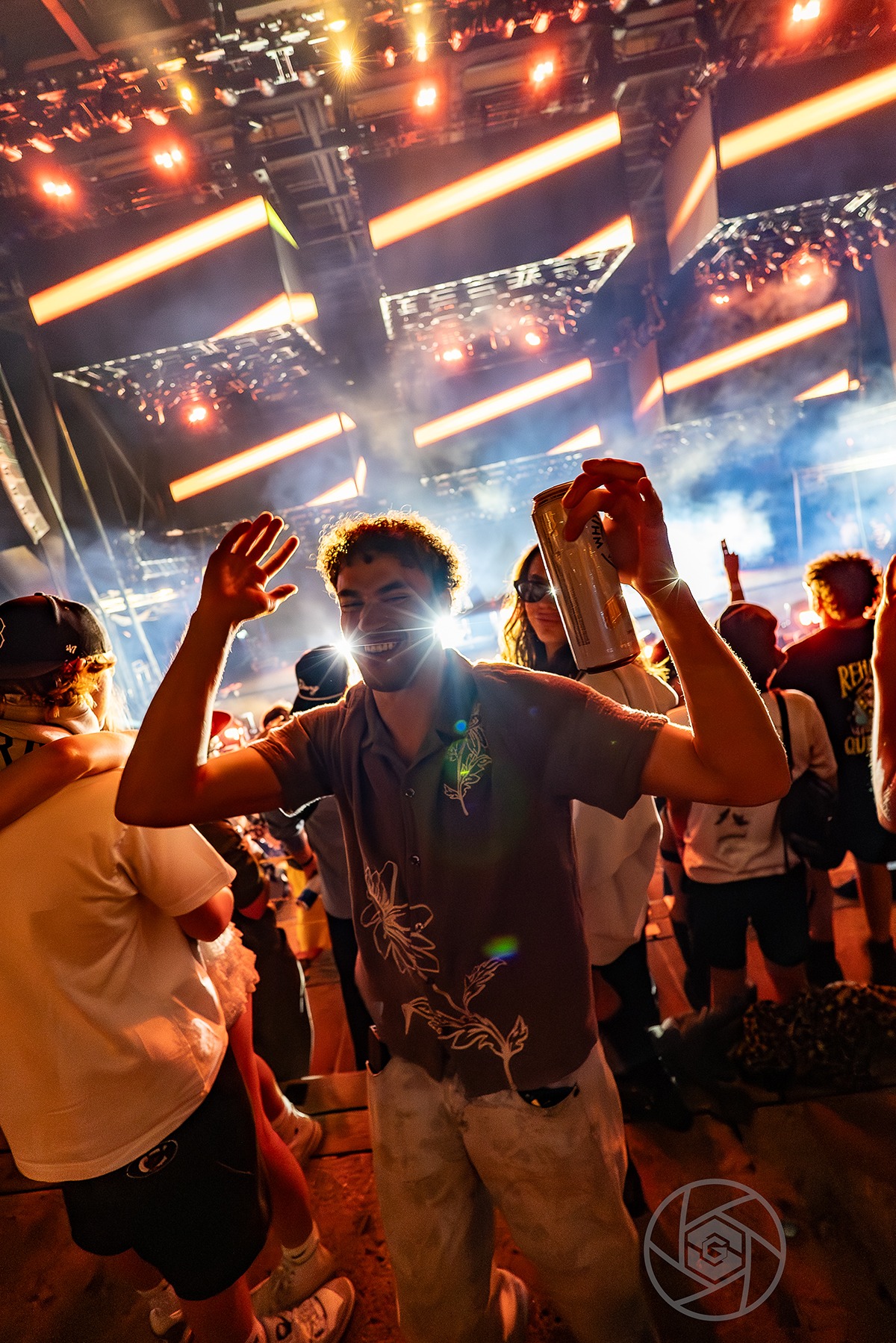 Chris Lake turned Red Rocks into a giant Dance Party last Saturday night (Photo: Gerardo Federico)