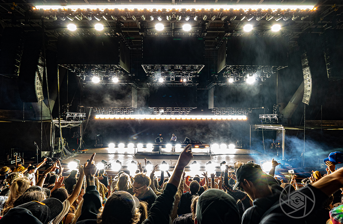 Chris Lake turned Red Rocks into a giant Dance Party last Saturday night (Photo: Gerardo Federico)