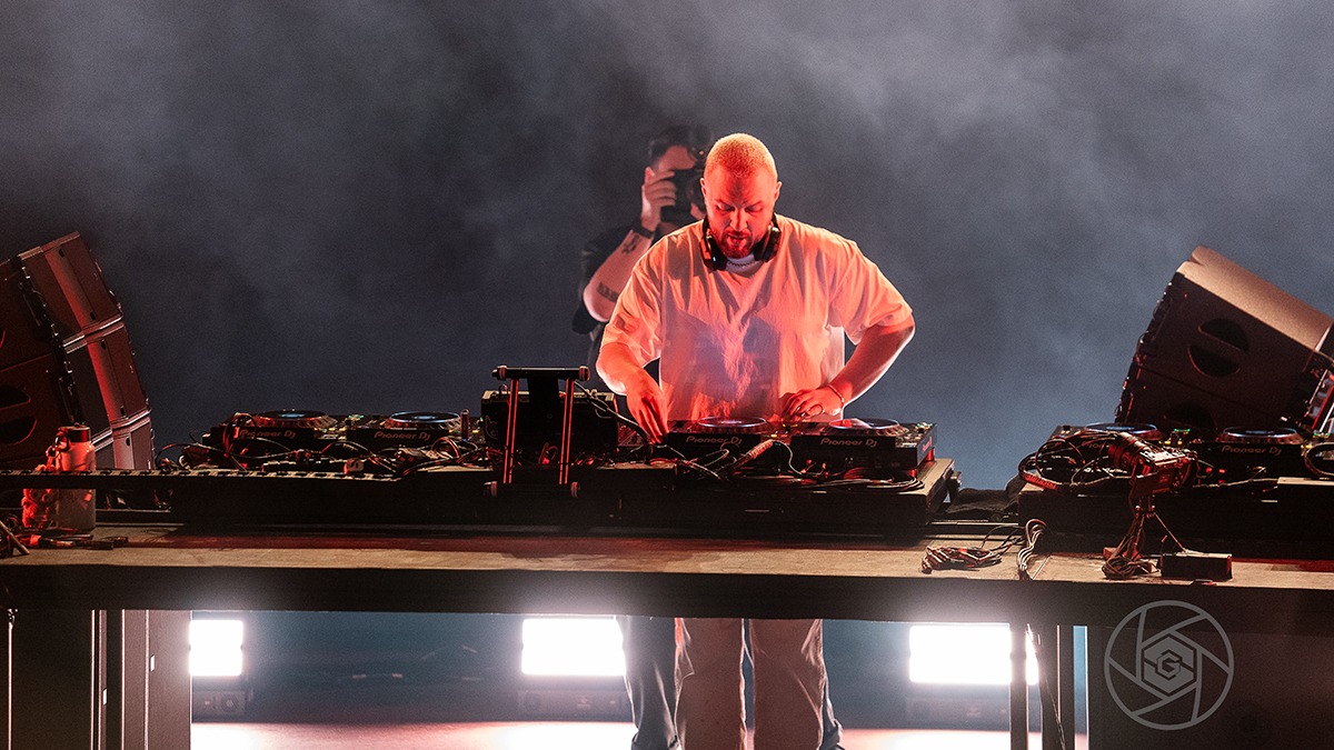 Chris Lake turned Red Rocks into a giant Dance Party last Saturday night (Photo: Gerardo Federico)