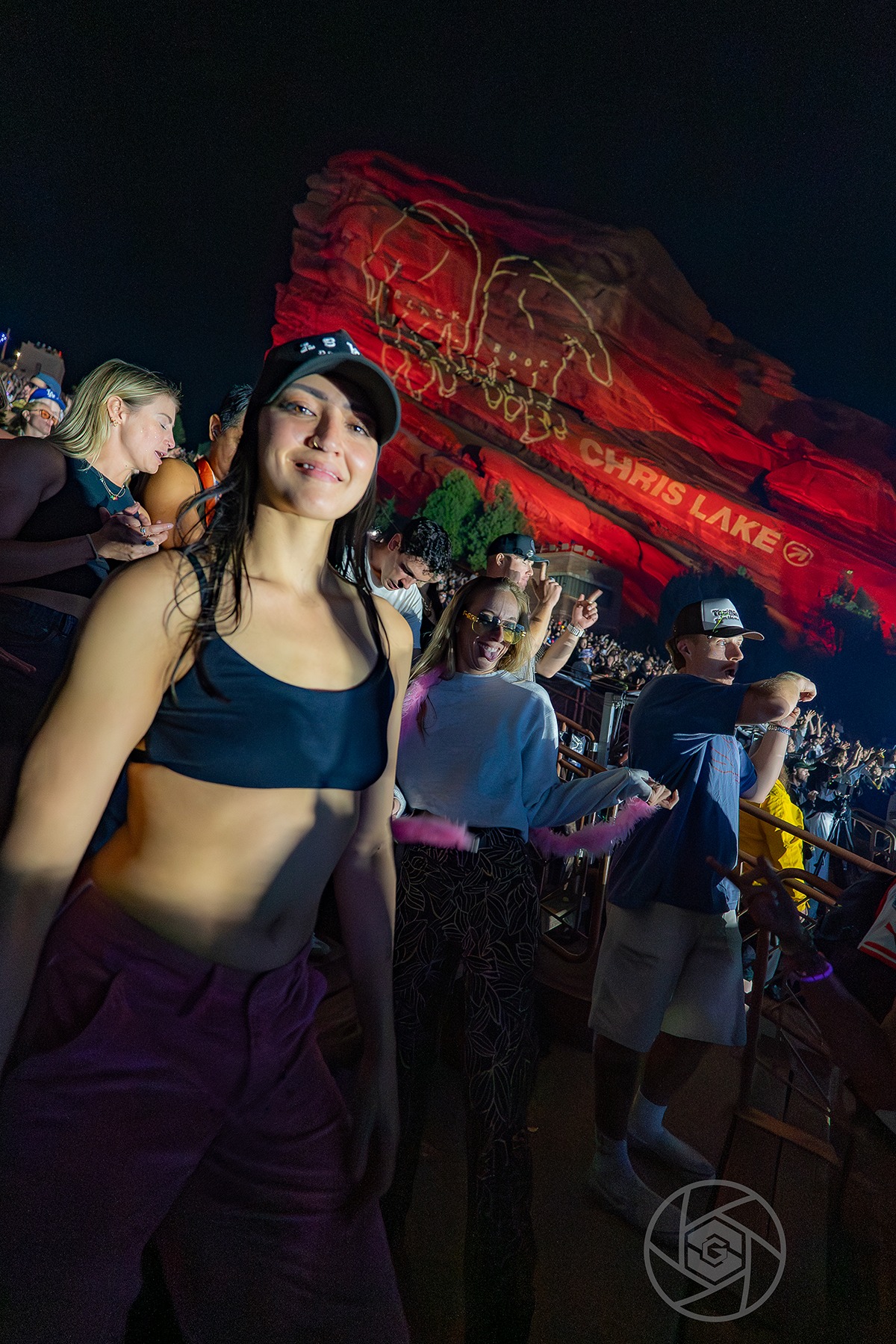 Chris Lake turned Red Rocks into a giant Dance Party last Saturday night (Photo: Gerardo Federico)