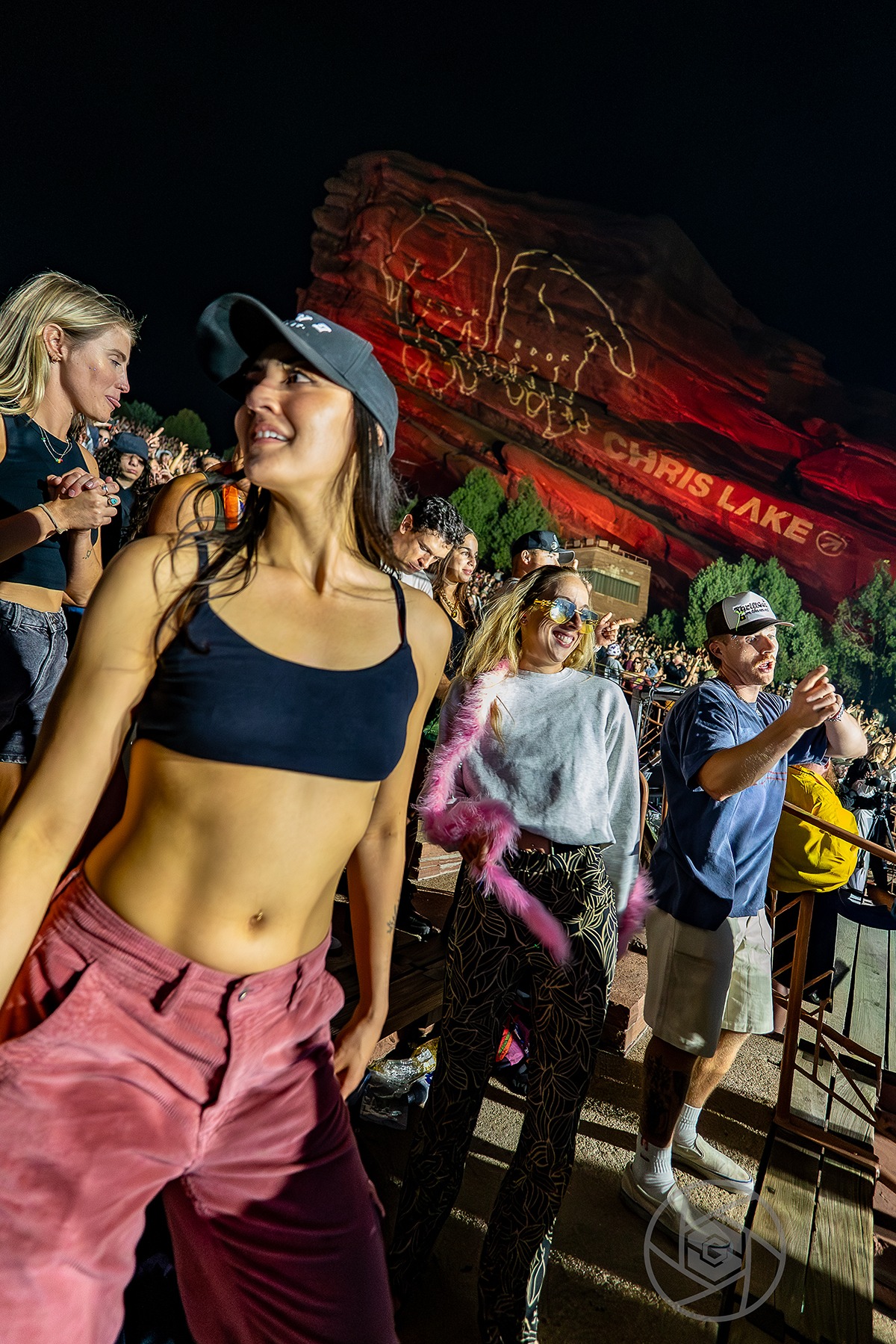 Chris Lake turned Red Rocks into a giant Dance Party last Saturday night (Photo: Gerardo Federico)