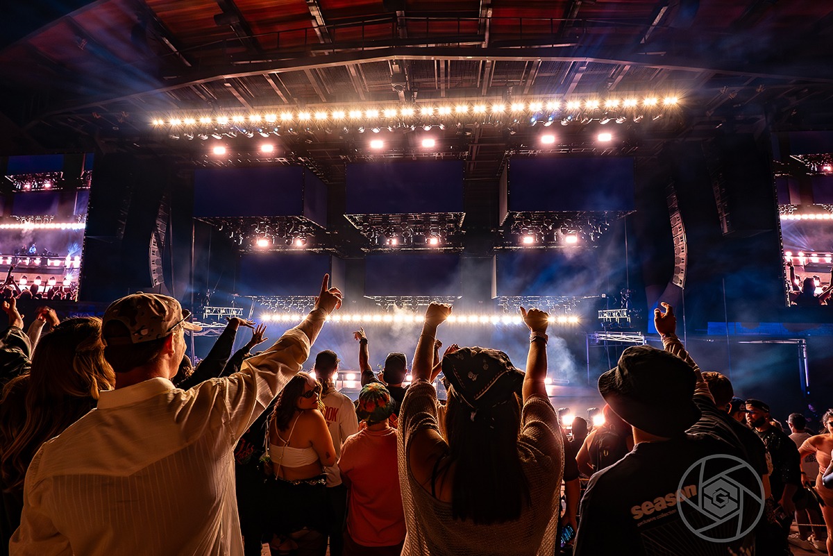 Chris Lake turned Red Rocks into a giant Dance Party last Saturday night (Photo: Gerardo Federico)