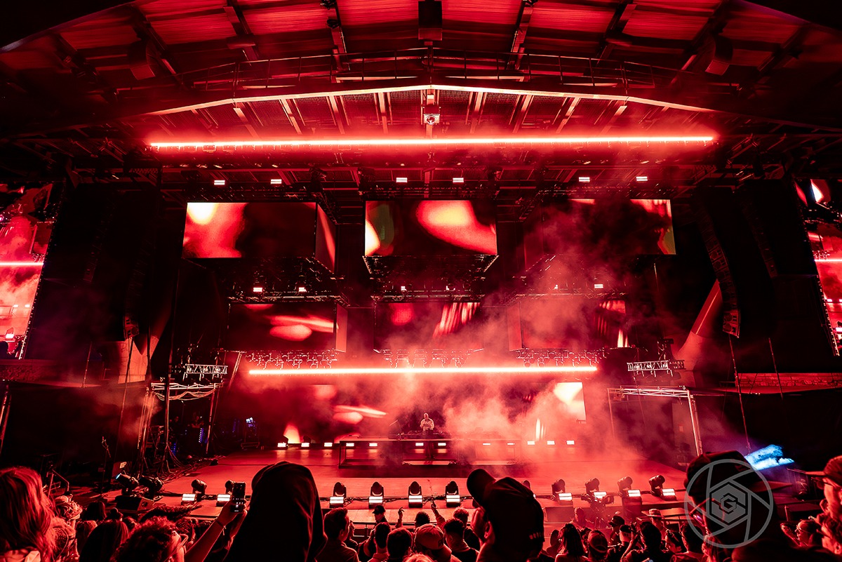 Chris Lake turned Red Rocks into a giant Dance Party last Saturday night (Photo: Gerardo Federico)