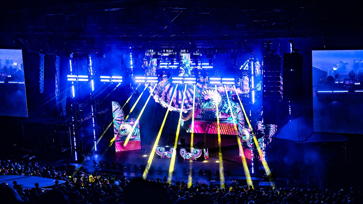 Deadmau5 lived up to the legend last Friday (photo: Gerardo Federico)