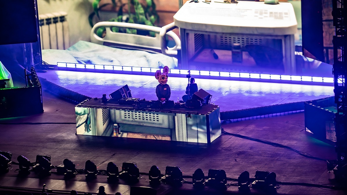 Deadmau5 lived up to the legend last Friday (photo: Gerardo Federico)