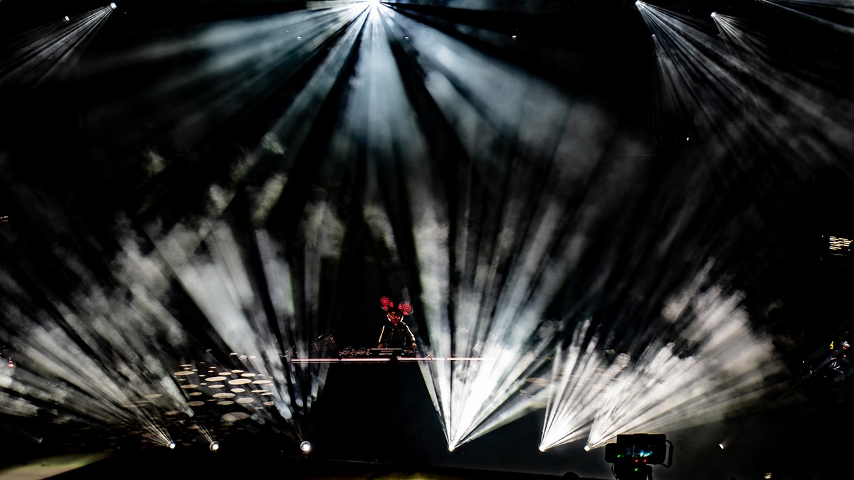 Deadmau5 lived up to the legend last Friday (photo: Gerardo Federico)