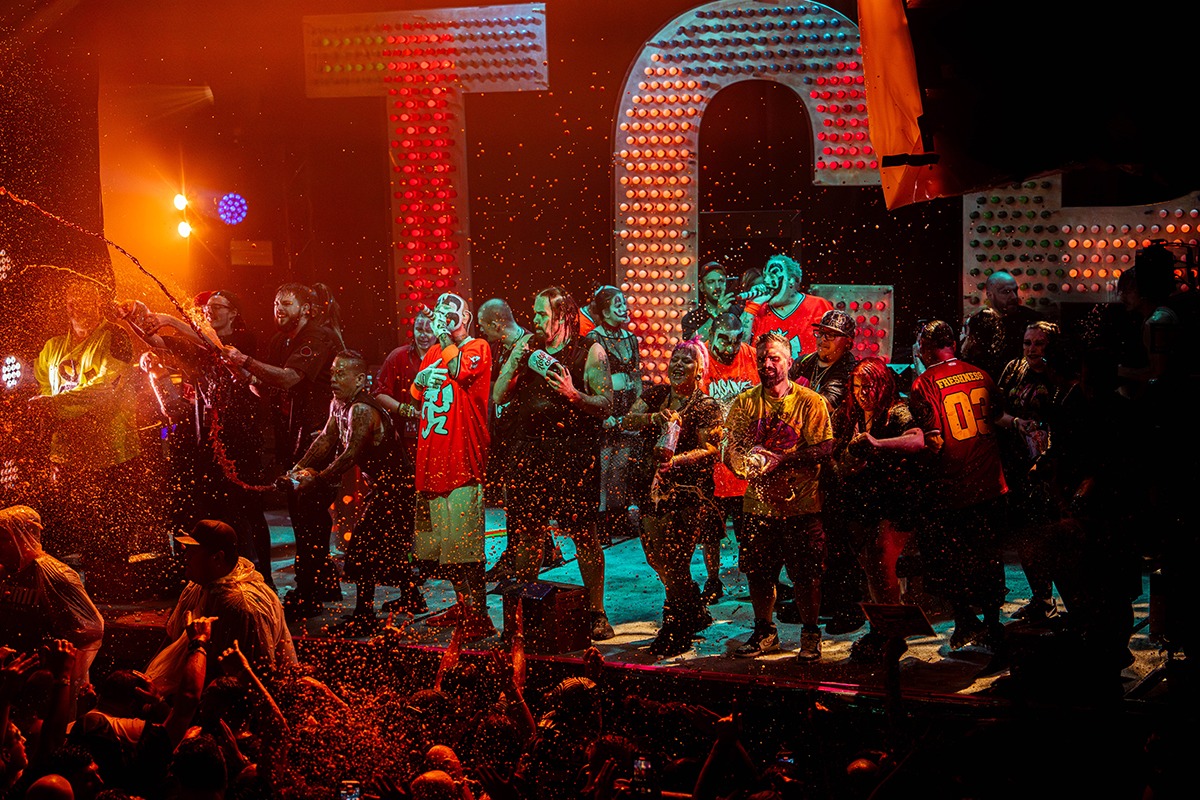 Insane Clown Posse Turn Summit Music Hall into a Sticky, Screaming Family Reunion (Photo: Béla Keeshisnik)