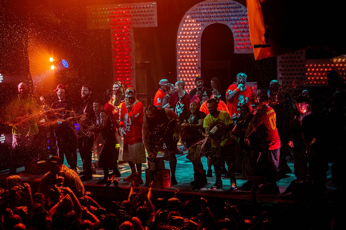 Insane Clown Posse Turn Summit Music Hall into a Sticky, Screaming Family Reunion (Photo: Béla Keeshisnik)