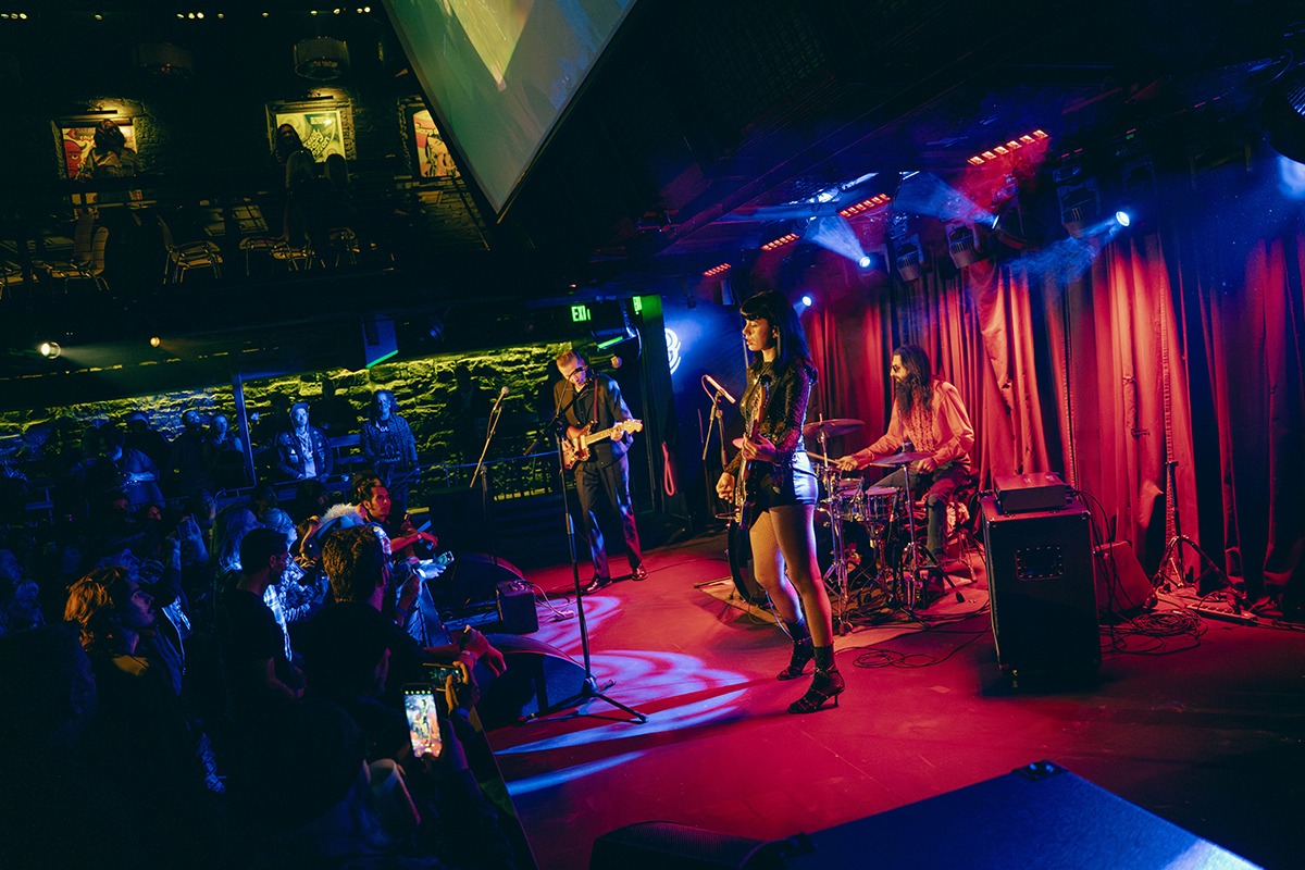 Messer Chups' Russian psychobilly surf charmed Ophelia's last Wednesday night (Photo: Béla Kershisnik)