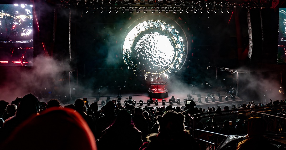 The beauty of Rezz on the Rocks October 18, 2025 (Photo: Gerardo Federico)