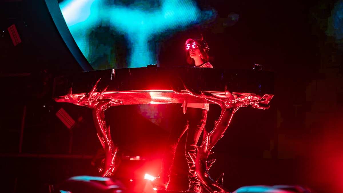 The beauty of Rezz on the Rocks October. 19, 2025 (Photo: Gerardo Federico)