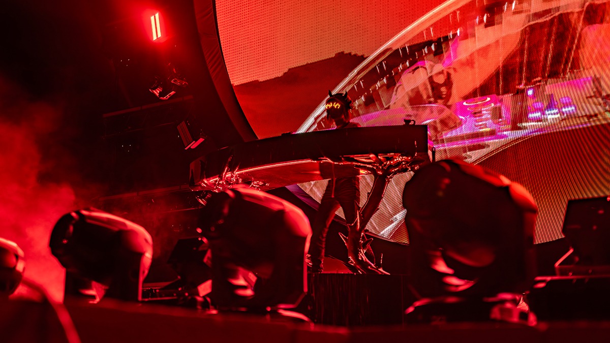 The beauty of Rezz on the Rocks October. 19, 2025 (Photo: Gerardo Federico)