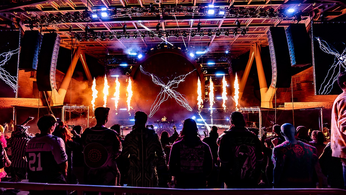 The beauty of Rezz on the Rocks October. 19, 2025 (Photo: Gerardo Federico)