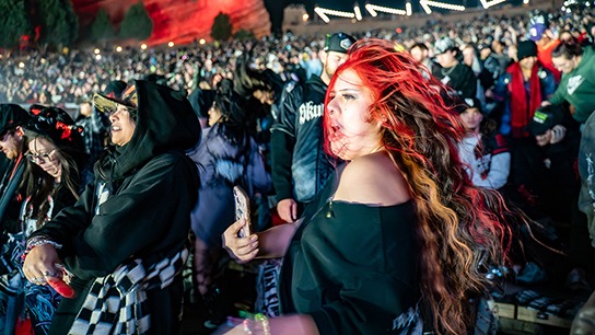 A Descent into the Voyd: Svdden Death’s Red Rocks Ritual (Photo: Gerardo Federico)