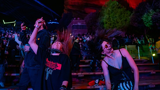 A Descent into the Voyd: Svdden Death’s Red Rocks Ritual (Photo: Gerardo Federico)