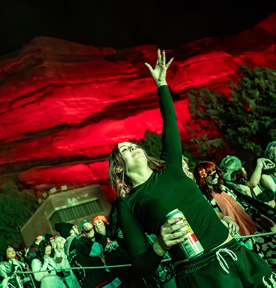 A Descent into the Voyd: Svdden Death’s Red Rocks Ritual (Photo: Gerardo Federico)