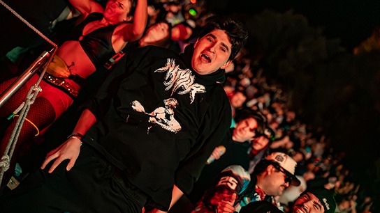 A Descent into the Voyd: Svdden Death’s Red Rocks Ritual (Photo: Gerardo Federico)