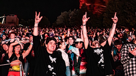 A Descent into the Voyd: Svdden Death’s Red Rocks Ritual (Photo: Gerardo Federico)