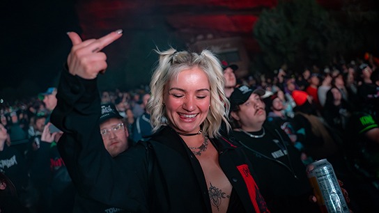 A Descent into the Voyd: Svdden Death’s Red Rocks Ritual (Photo: Gerardo Federico)