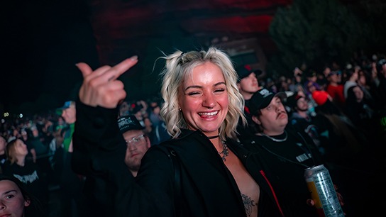 A Descent into the Voyd: Svdden Death’s Red Rocks Ritual (Photo: Gerardo Federico)