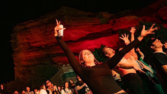 A Descent into the Voyd: Svdden Death’s Red Rocks Ritual (Photo: Gerardo Federico)