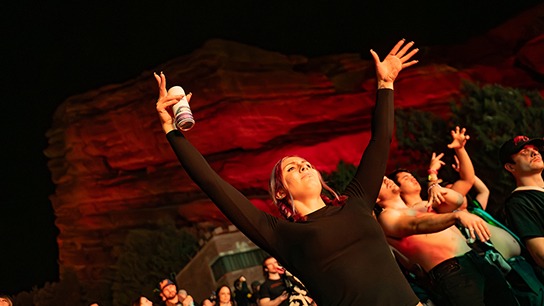 A Descent into the Voyd: Svdden Death’s Red Rocks Ritual (Photo: Gerardo Federico)