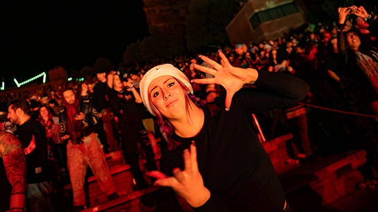 A Descent into the Voyd: Svdden Death’s Red Rocks Ritual (Photo: Gerardo Federico)