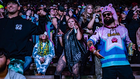 Zingara and Level Up combined forces to bring the Parallel Spirits tour to Red Rocks (Photos: Gerardo Federico)