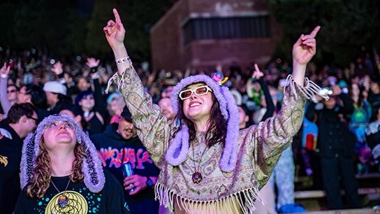 Zingara and Level Up combined forces to bring the Parallel Spirits tour to Red Rocks (Photos: Gerardo Federico)