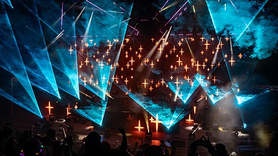 Zingara and Level Up combined forces to bring the Parallel Spirits tour to Red Rocks (Photos: Gerardo Federico)