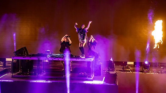 Zingara and Level Up combined forces to bring the Parallel Spirits tour to Red Rocks (Photos: Gerardo Federico)
