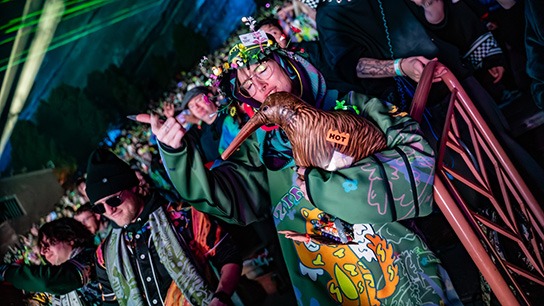 Zingara and Level Up combined forces to bring the Parallel Spirits tour to Red Rocks (Photos: Gerardo Federico)