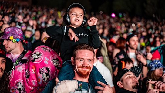 Zingara and Level Up combined forces to bring the Parallel Spirits tour to Red Rocks (Photos: Gerardo Federico)