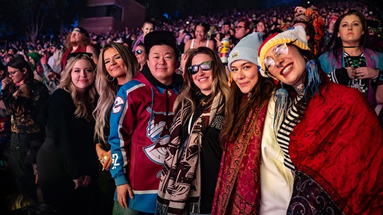 Zingara and Level Up combined forces to bring the Parallel Spirits tour to Red Rocks (Photos: Gerardo Federico)